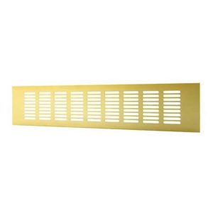 Europlast aluminium plintrooster goud 500 x 100mm - RA1050G