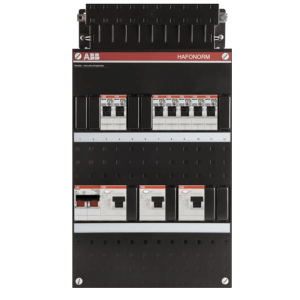 ABB busboard groepenkast 1 fase 7 groepen 220 x 390 1