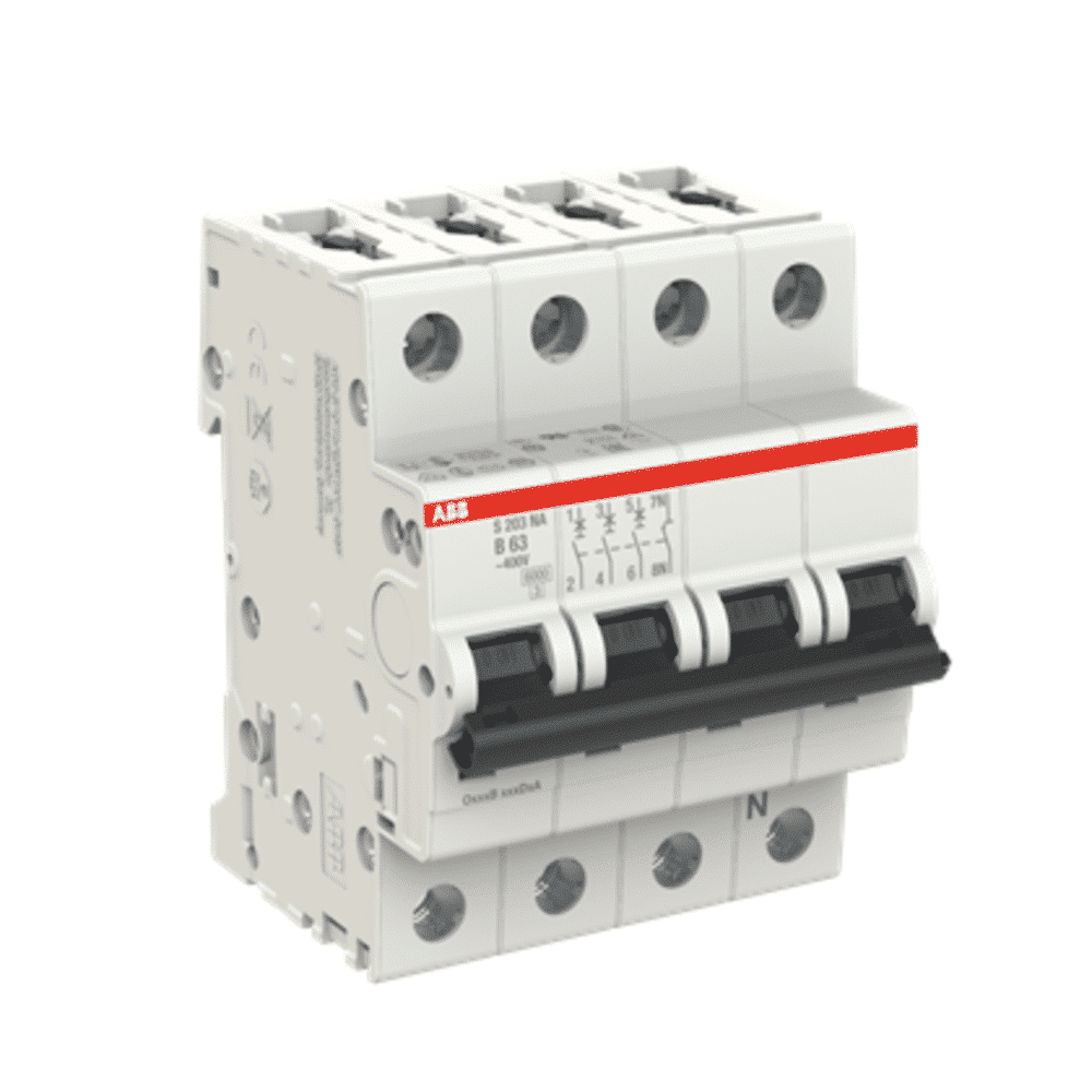 thumbnail image 2 of ABB S203 D 16A 2CDS253001R0161 ABB MCB, 3 Pole, 16A, 6KA | Malaysia 2 of 9