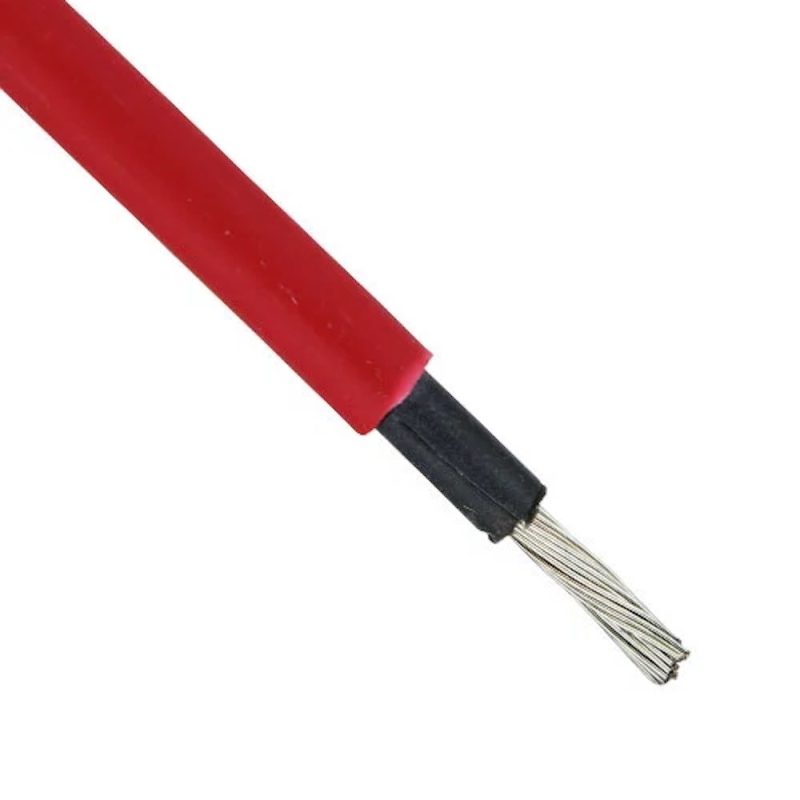 Heluflex solar kabel 4mm rood per meter - h1z2z2-k