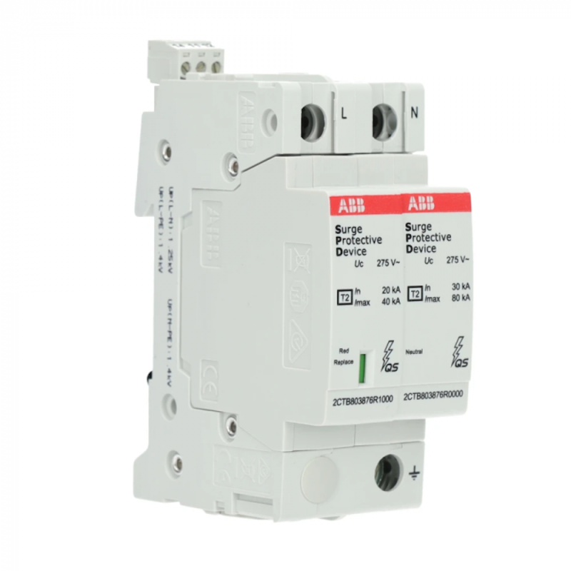 ABB overspanningsbeveiliging 2 polig type 2 - 2CTB803972R1100 ABB overspanningsbeveiliging 2 polig type 2 - 2CTB803972R1100