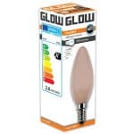 Glow Flame LED Kaars Lamp E14 2 10W C35 10 stuks 1