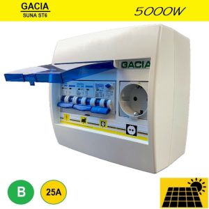 Gacia pv verdeler ST6 SUNA 5000W - 1x B25 + 1x WCD