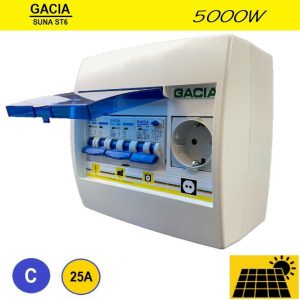 Gacia pv verdeler ST6 SUNA 5000W - 1x C25 + 1x WCD