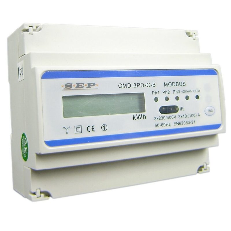 SEP kwh meter 3 fase indirect 5A + RS485 - CMD3PD-C SEP kwh meter 3 fase indirect 5A + RS485 - CMD3PD-C
