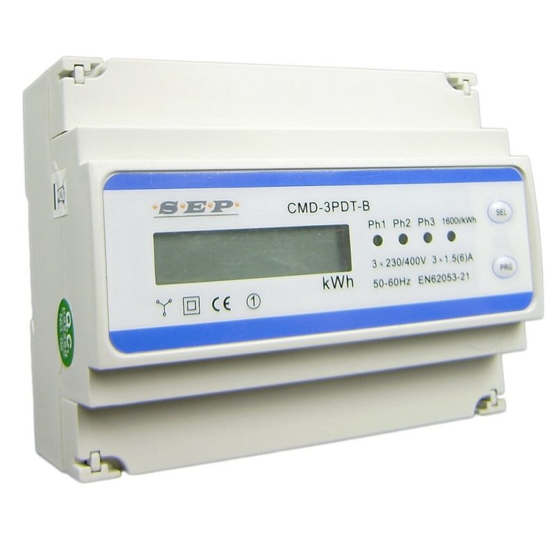 SEP kwh meter 3 fase indirect 5A + puls - CMD3PDT SEP kwh meter 3 fase indirect 5A + puls - CMD3PDT