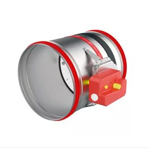 Ronde brandklep handbediend 1