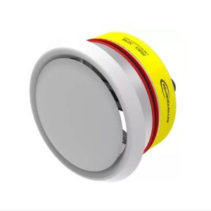 Ronde brandvlinderklep met ventilatieventiel 1