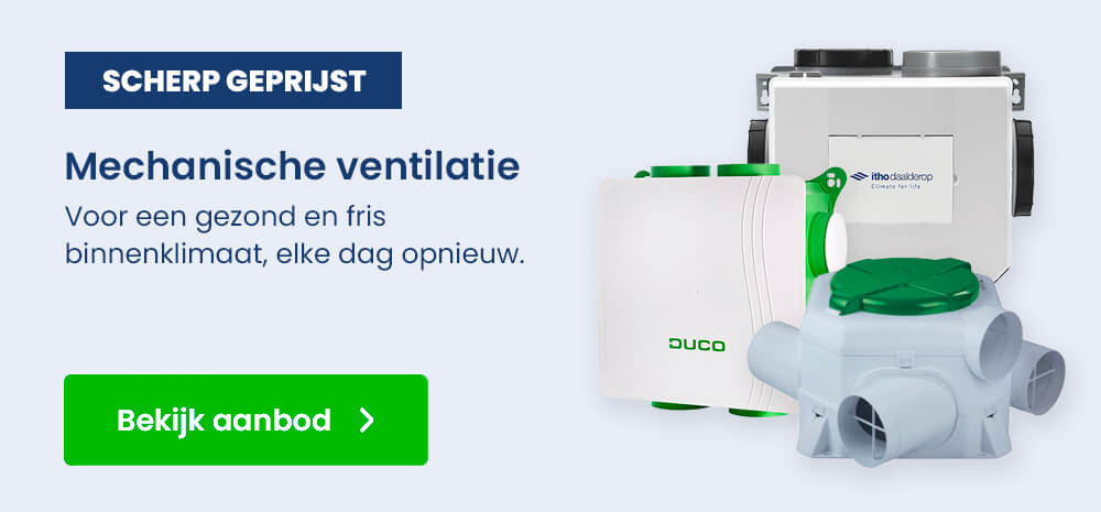 Mechanische ventilatie — scherp geprijsd