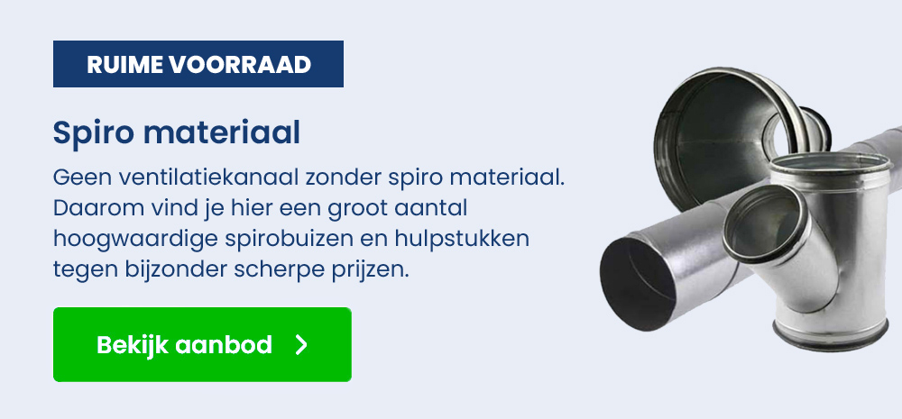 Spiro materiaal — ruime voorraad