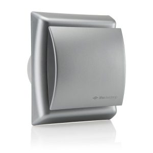 Itho daalderop BTVZ N211 T badkamer en toiletventilator met timer 100 en 125mm mat zilver 53 00354