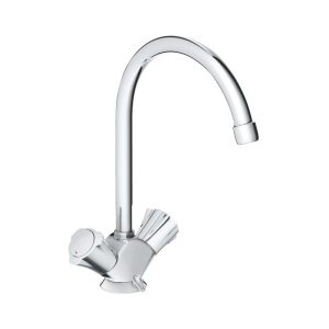 GROHE Costa-L 1-gats keukenkraan lage druk met hoge uitloop met kettingoog - 31930001