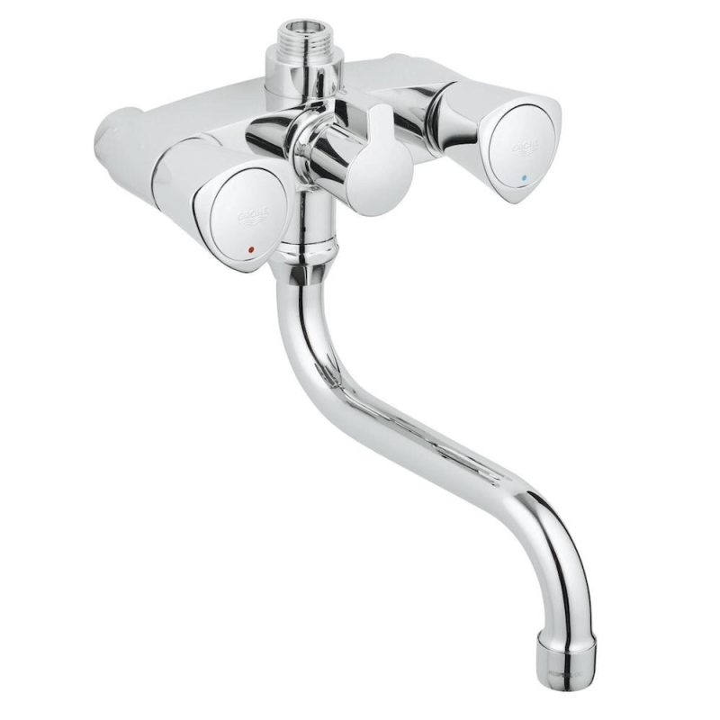 GROHE Costa-S douchekraan met omstel zonder koppelingen HOH=120 mm - 26788001 GROHE Costa S douchekraan met omstel zonder koppelingen HOH120 mm 26788001
