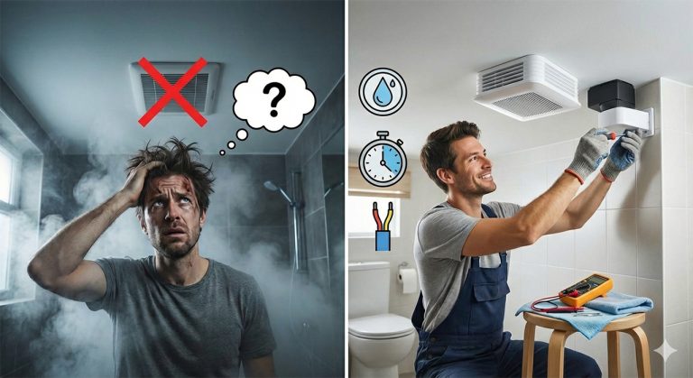 Badkamerventilator blijft draaien of gaat niet aan Zo los je het op