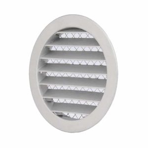 Europlast aluminium buitenlucht muur rooster zilver Ø 160mm - DSAV160