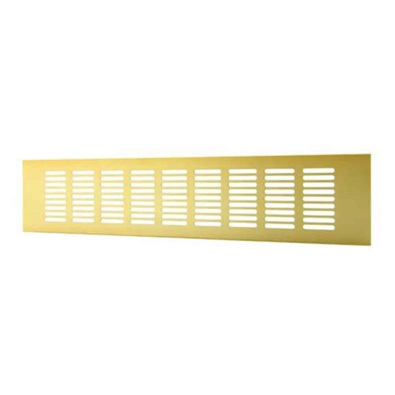 Europlast aluminium plintrooster goud 500 x 40mm - RA450G Aluminium plintrooster goud 500 x 40mm 2