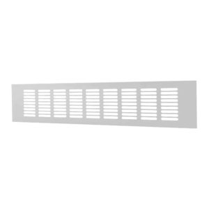 Europlast aluminium plintrooster wit 300 x 40mm - RA430