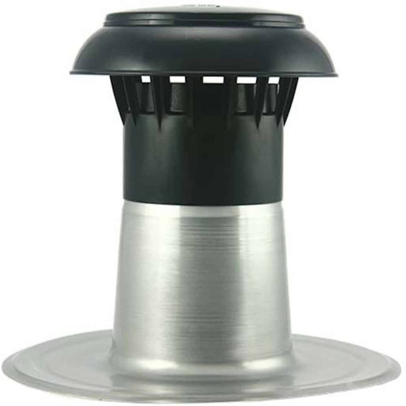 Anjo platdak ontluchting met kunststof kap Ø 150-160mm - 454015 Anjo platdak ontluchting met kunststof kap O 150 160mm 454015 1