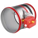 Brandklep rond 315 mm handbediend EI120S 2