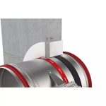 Brandklep rond 315 mm handbediend EI120S 6 1