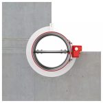 Brandklep rond 315 mm met servomotor 230V EI120S 5
