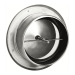 DEC RVS ventilatie toevoer ventiel O 100 mm 1