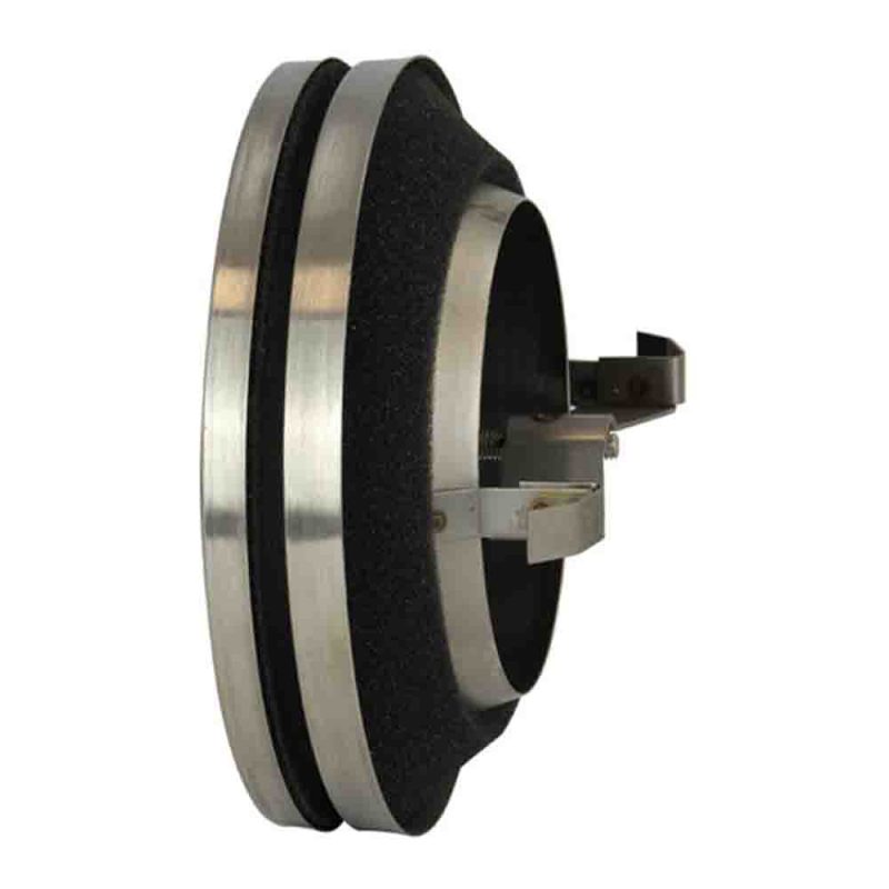 DEC RVS toevoer ventilatie ventiel design met klemveren Ø 125 mm - DVIR125 DEC RVS ventilatie toevoer ventiel design O 125 mm 1 1