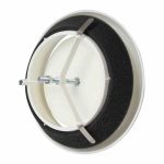DEC kunststof ventilatie ventiel O 100 mm spierwit 3