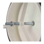 DEC kunststof ventilatie ventiel O 100 mm spierwit 4
