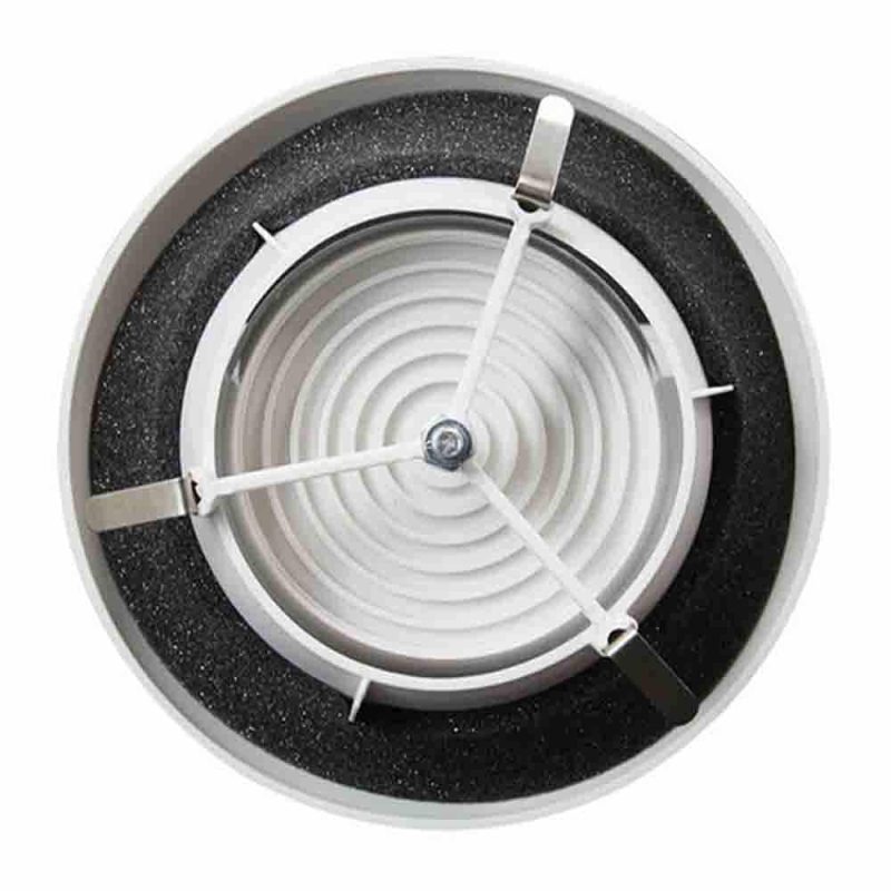 DEC kunststof ventilatie ventiel O 160 mm grijswit 1