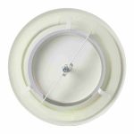 DEC metalen ventilatie afvoer ventiel klemveren O 100 mm wit 1 1