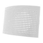 DEC metalen ventilatie toevoer ventiel O 100 mm met geperforeerde kap 1 1