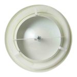 DEC metalen ventilatie toevoer ventiel klemveren O 160 mm wit 1 1