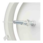 DEC metalen ventilatie toevoer ventiel klemveren O 160 mm wit 3 1