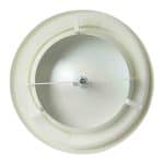 DEC metalen ventilatie toevoer ventiel klemveren O 200 mm wit 1 1
