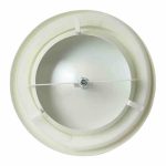 DEC metalen ventilatie toevoer ventiel klemveren O 80 mm wit 1