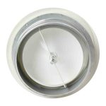 DEC metalen ventilatie toevoer ventiel montagebus O 125 mm wit 1 1