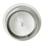 DEC metalen ventilatie toevoer ventiel montagebus O 80 mm wit 1 2