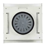 DEC metalen ventilatie ventiel luxe met filter O 125 mm 2 1