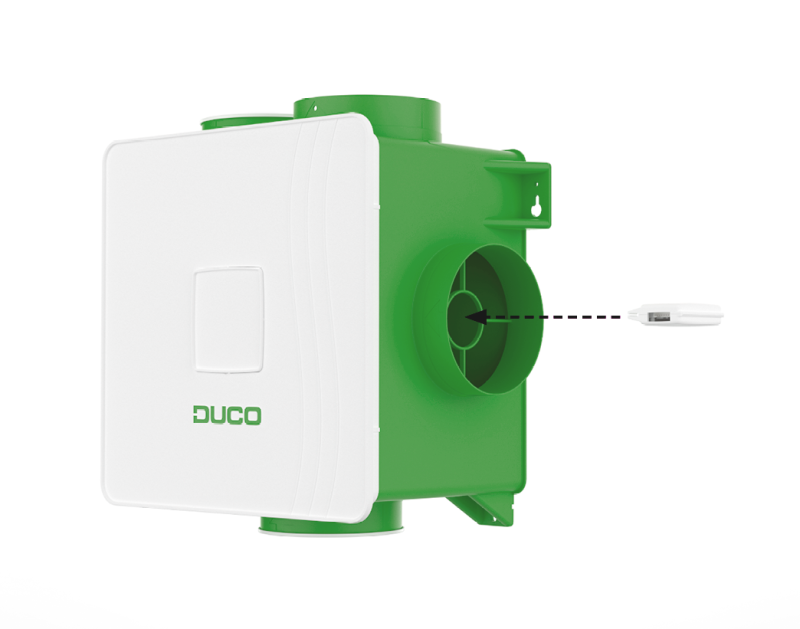 DucoBox Reno 325m3/h met perilex stekker – 0000-4805 DucoBox Reno 325m3h met euro stekker en bediening 0000 4710 1 2