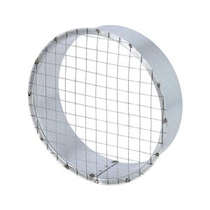 Eindstuk met vogelgaas Ø 150 mm vlak