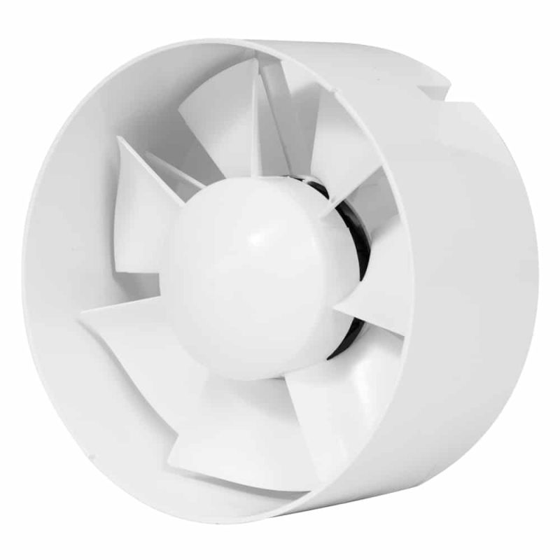 Europlast inline buisventilator 100m3 Ø 100mm - EK100 Europlast EK100 Inline buisventilator 100m3