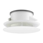 Imaginair AS 0125 metalen ventilatie ventiel met montageveren O 125 mm wit 1 1