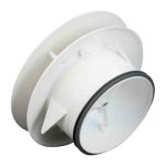 Imaginair AS 0125 metalen ventilatie ventiel met montageveren O 125 mm wit 2 1