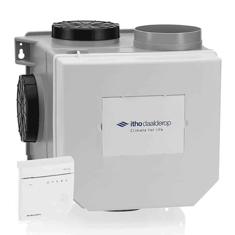 Itho Daalderop CVE-S S CO2 optima inside HE ventilatorbox 468m3/h euro stekker - 03-00419 Itho Daalderop CVE S S CO2 optima inside HE ventilatorbox 468m3h euro stekker 02 00419 2