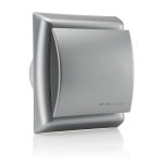 Itho daalderop BTVZ N211 T badkamer en toiletventilator met timer 100 en 125mm mat zilver 53 00354