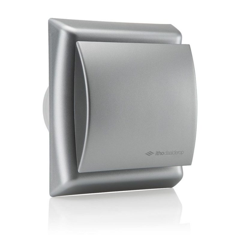 Itho daalderop BTVZ-N211 T badkamer- en toiletventilator met timer 100 en 125mm mat zilver - 53-00354 Itho daalderop BTVZ N211 T badkamer en toiletventilator met timer 100 en 125mm mat zilver 53 00354
