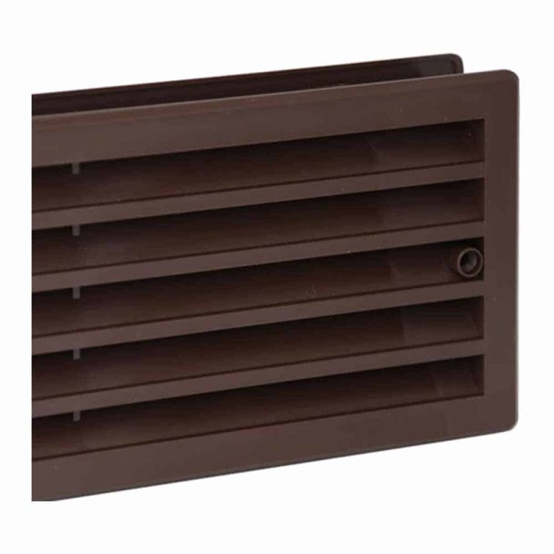 Europlast kunststof deurrooster bruin 450 x 92mm - VR459B Kunststof deurrooster bruin 450 x 92mm 1 1