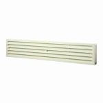 Kunststof deurrooster wit 450 x 92mm 4