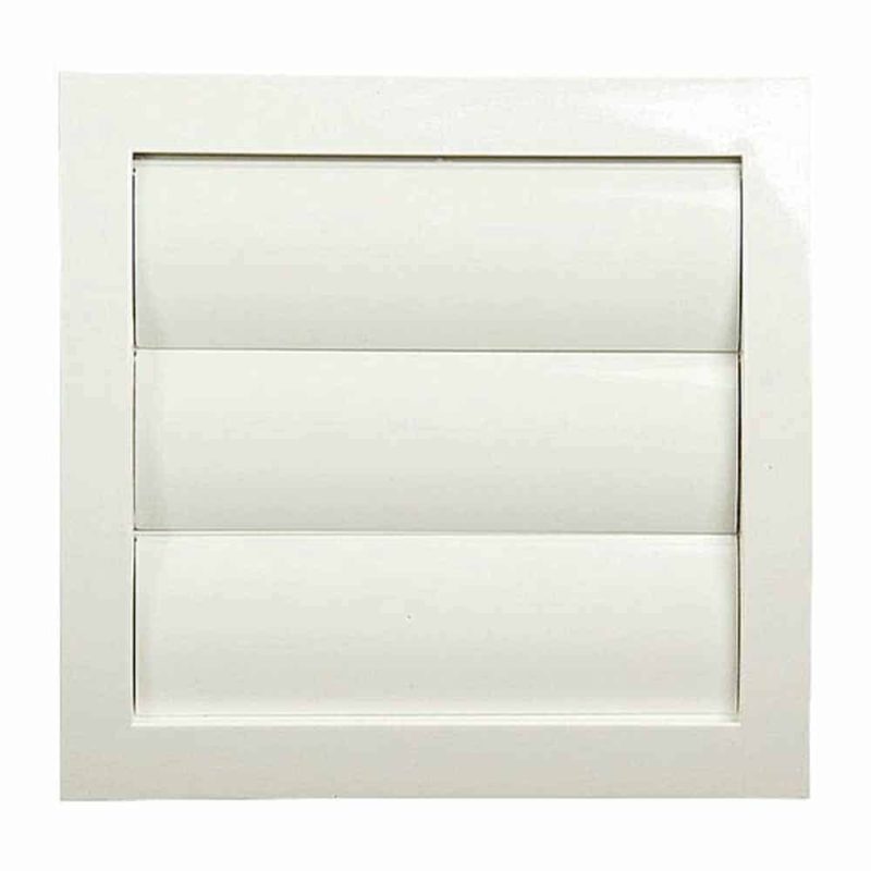 Europlast kunststof lamellenrooster 150 x 150mm wit Ø 100mm - ND10Z Kunststof lamellenrooster 150 x 150mm wit O 100mm 1 1
